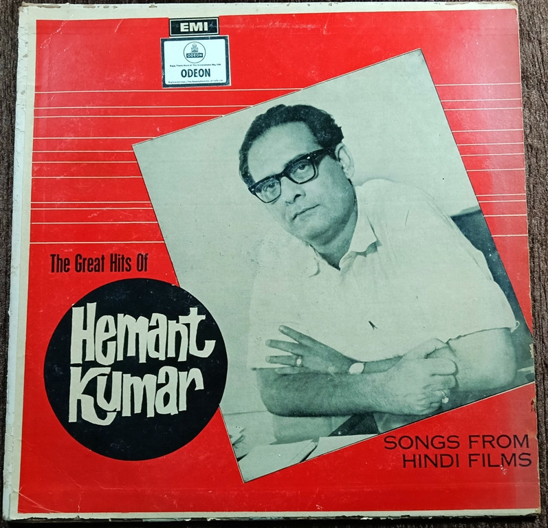 Hemant Kumar – The Great Hits Of Hemant Kumar (Songs From Hindi Films) (1970) Compilation Album Pre-Owned Vinyl, 12" Double Ring Odeon LP Record