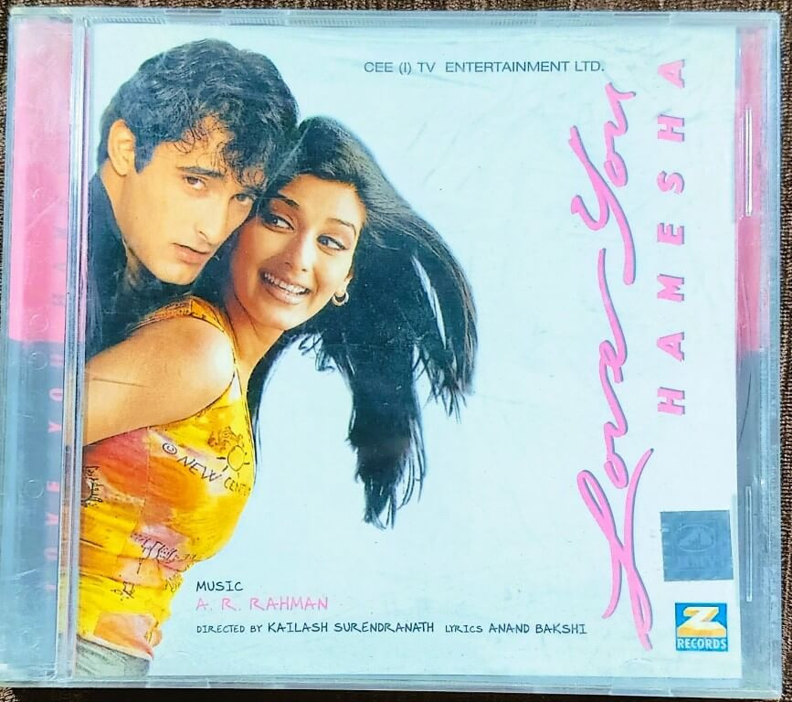 Love You Hamesha (2000) A.R. Rahman Pre-Owned Sa Re Ga Ma, Zee Records Audio CD