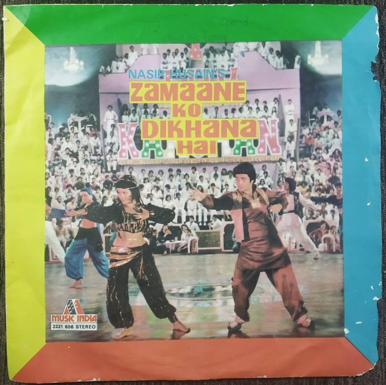Zamaane Ka Dikhana Hai (1981) R.D. Burman Pre-Owned Vinyl, 7" SP Record