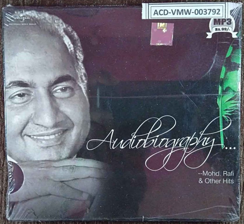 Mohd. Rafi & Other Hits - Audiobiography (2008) Compilation Pre-Owned Universal MP3 CD