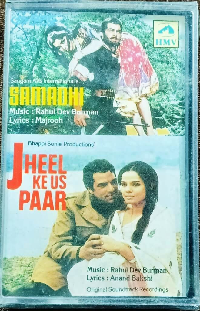Samadhi (1972) Rahul Dev Burman / Jheel Ke Us Paar (1973) Rahul Dev Burman Pre-Owned HMV Double Audio Cassette Set