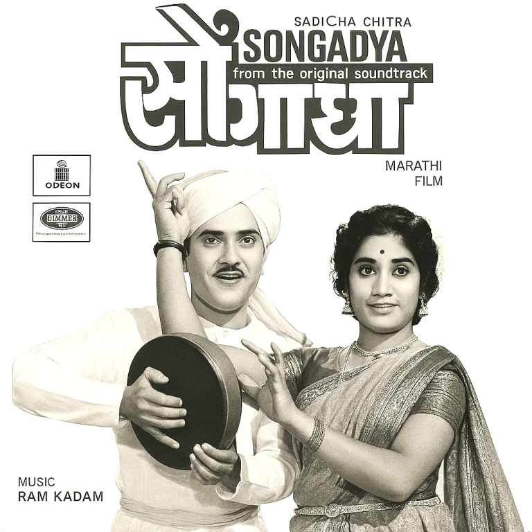 Songadya (1971) Ram Kadam Marathi Film Pre-Owned Odeon Vinyl, 7" SP Record