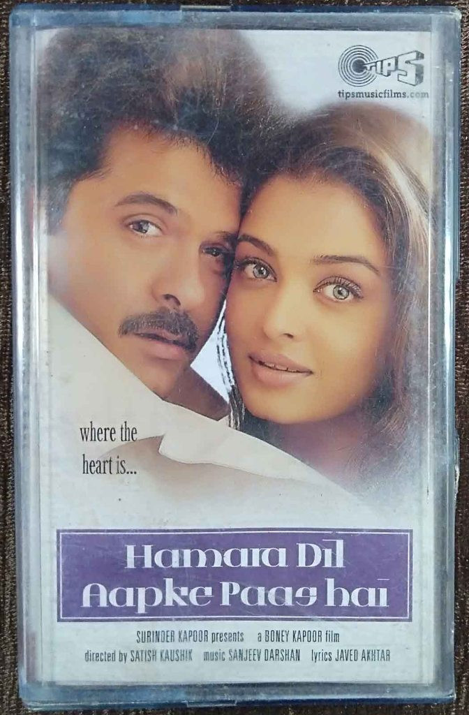 Hamara Dil Aapke Paas Hai (2000) Sanjeev-Darshan Pre-Owned TIPS Audio Cassette