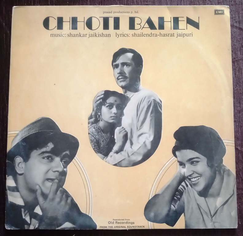 Chhoti Bahen (1959) Shankar-Jaikishan Pre-Owned Vinyl, 12" LP Record