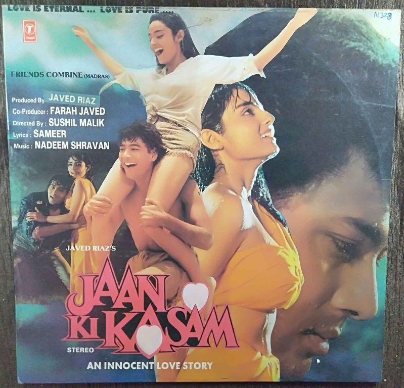 Jaan Ki Kasam (1991) Nadeem-Shravan Pre-Owned Vinyl, 12" LP Record