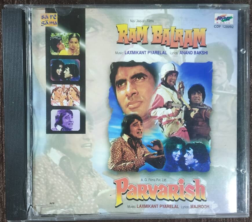 Ram Balram (1980) Laxmikant-Pyarelal / Parvarish (1977) Laxmikant-Pyarelal Pre-Owned Sa Re Ga Ma (CD-R) Audio CD