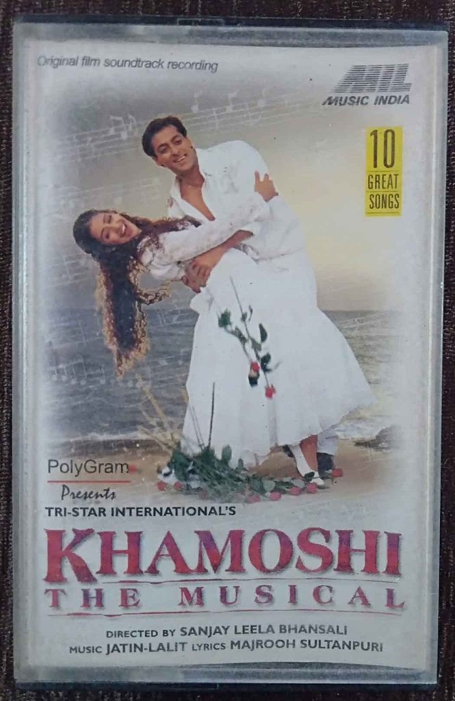Khamoshi - The Musical (1996) Jatin - Lalit & Remo Fernandes Pre-Owned Music India Audio Cassette