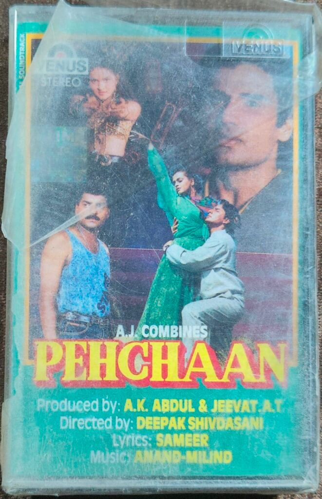 Pehchaan (1993) Anand-Milind Pre-Owned Venus Audio Cassette