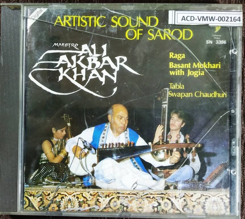 Ali Akbar Khan, Swapan Chaudhuri – Artistic Sound Of Sarod (1985) Swapan Chaudhuri Pre-Owned Chhanda Dhara Imported Audio CD