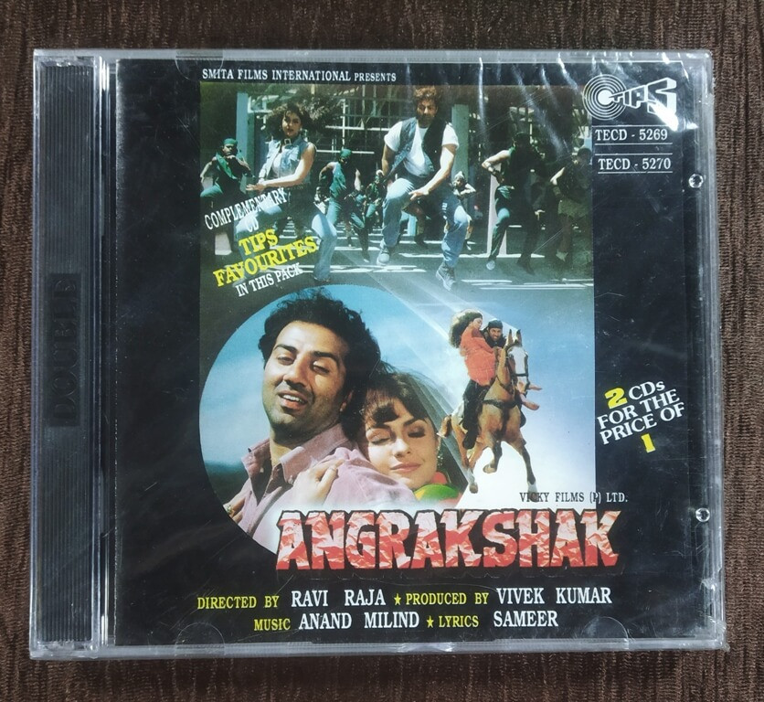 Angrakshak (1994) Anand-Milind + Tips Favourites Pre-Owned Tips Imported Double Audio CD Set