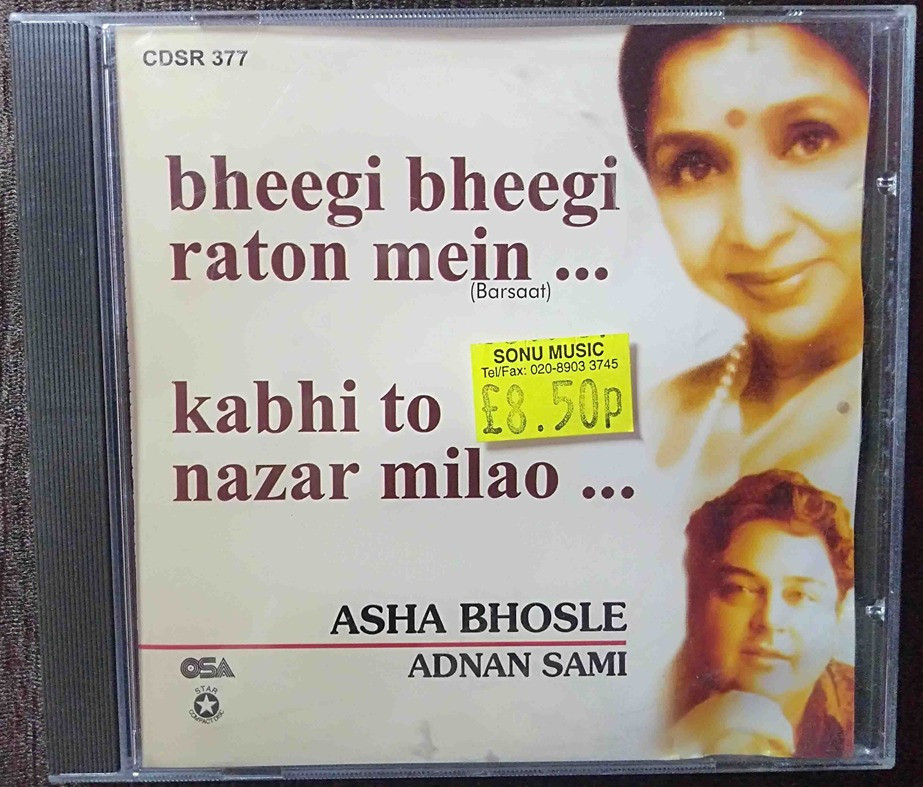 Asha Bhosle & Adnan Sami  - Kabhi To Nazar Milao (1998) Adnan Sami Pre-Owned Orieantal Star Agancies Ltd Imported Audio CD