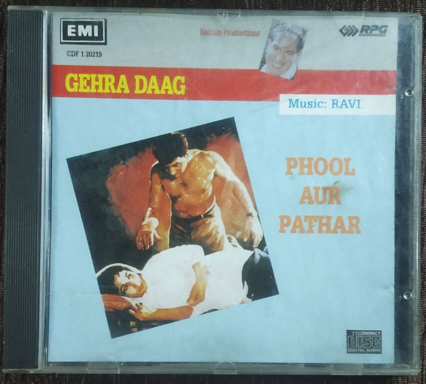 Gehra Daag (1963) Ravi / Phool Aur Patthar (1966) Ravi Pre-Owned EMI Imported Audio CD