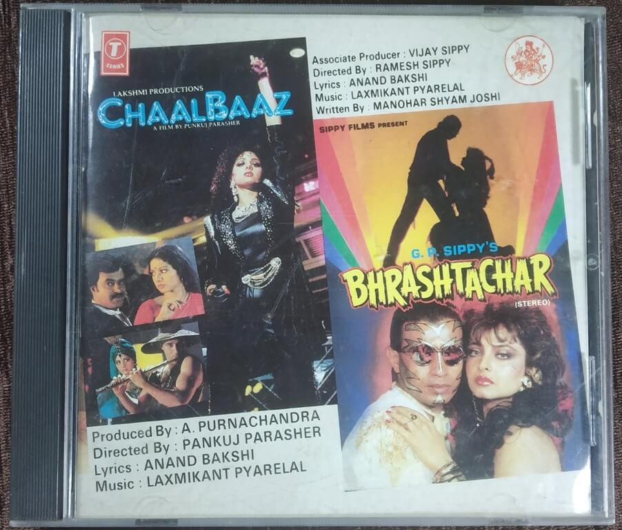 Chaalbaaz (1989) Laxmikant-Pyarelal / Bhrashtachar (1989) Laxmikant-Pyarelal Pre-Owned T-Series Audio CD