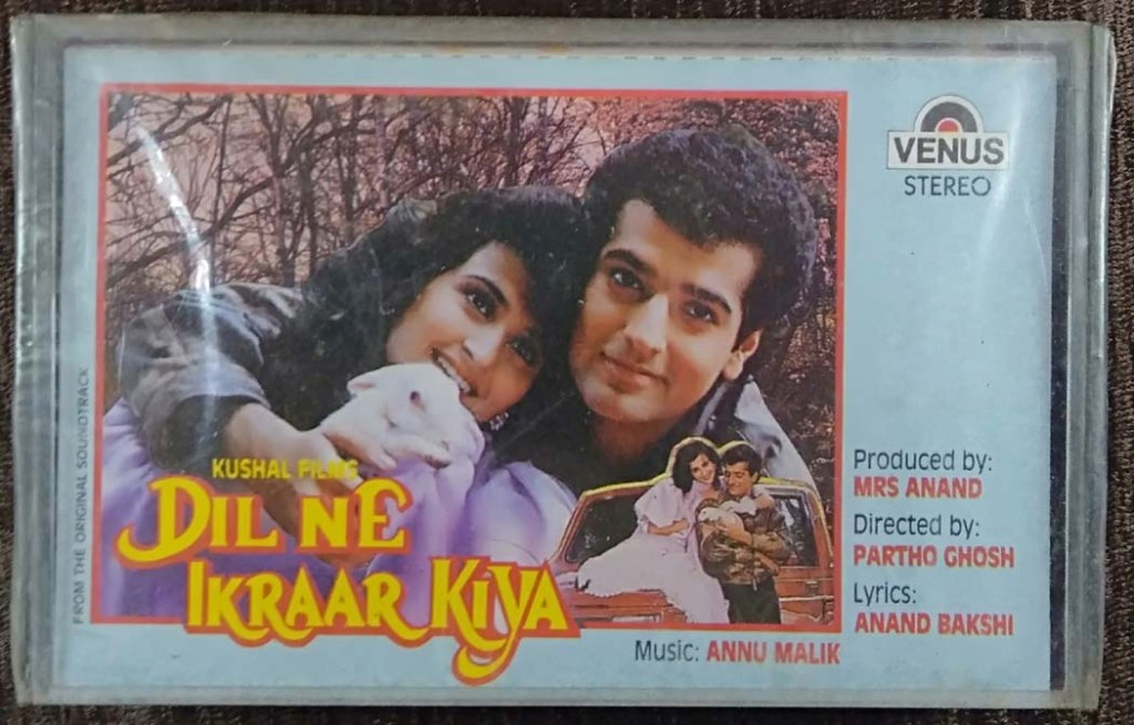 Dil Ne Ikraar Kiya (1992) Annu Malik Pre-Owned VENUS Audio Cassette