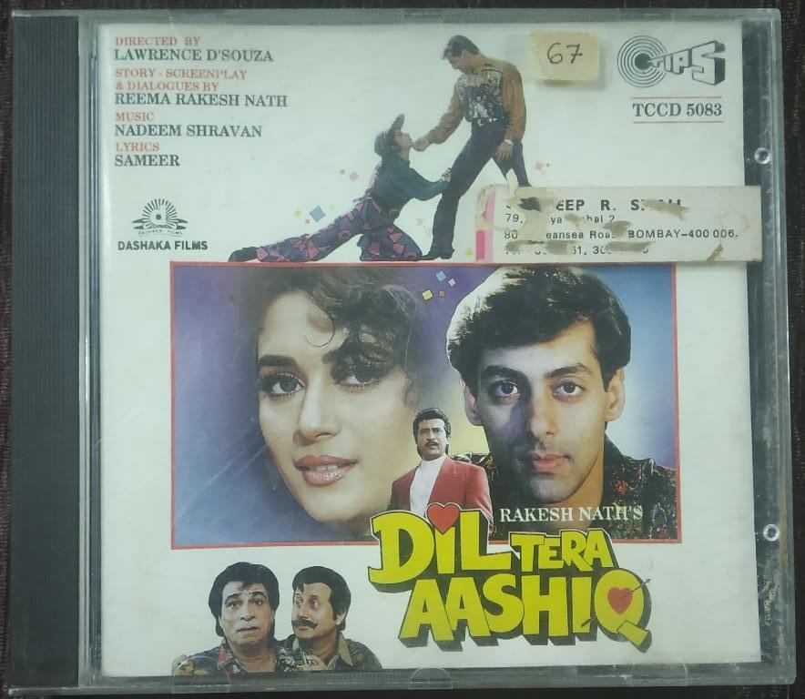 Dil Tera Aashiq (1993) Nadeem-Shravan Pre-Owned Tips-Serengeti Sirocco Imported Audio CD
