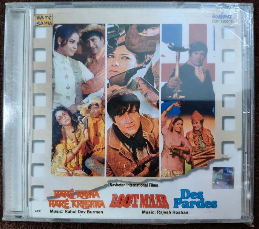 Hare Rama Hare Krishna (1971) R.D. Burman / Lootmaar (1980) Rajesh Roshan / Des Pardes (1978) Rajesh Roshan Pre-Owned RPG Music Audio CD