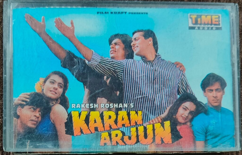 Karan Arjun (1994) Rajesh Roshan Pre-Owned "Time Audio" Audio Cassette