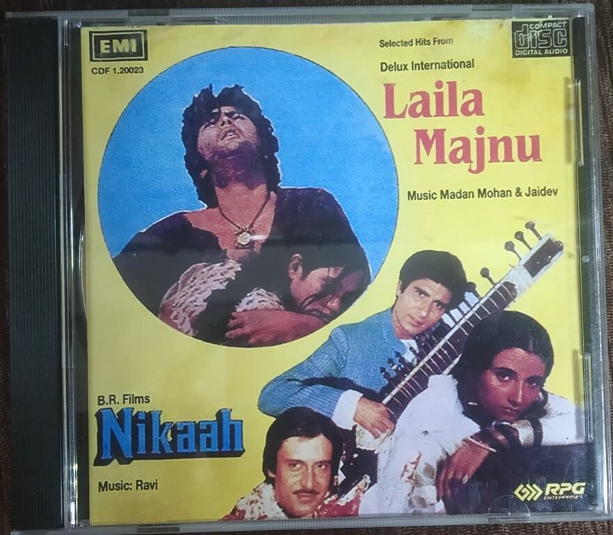 Nikaah (1982) Ravi & Ghulam Ali / Laila Majnu (1976) Madan Mohan & Jaidev Pre-Owned EMI Imported Audio CD