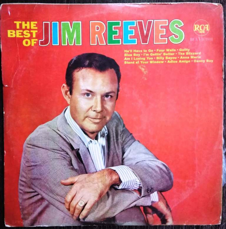 Jim Reeves -The Best Of Jim Reeves (1964) Jim Reeves Pre-Owned Vinyl, 12" LP Record