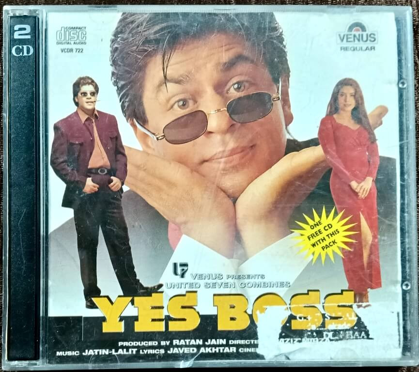 Yes Boss (1997) Jatin-Lalit / Hits From United Seven Pre-Owned Venus Double Audio CD Set