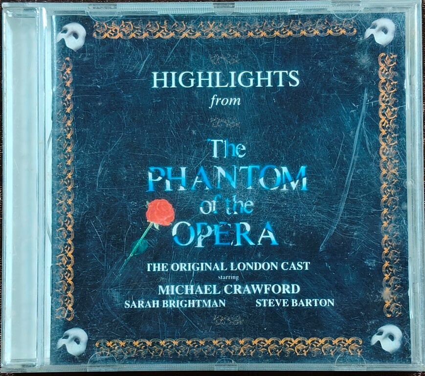 Andrew Lloyd Webber, Michael Crawford, Sarah Brightman, Steve Barton – Highlights From The Phantom Of The Opera (The Original Cast Recording) (1987) Pre-Owned Polydor Imported Audio CD
