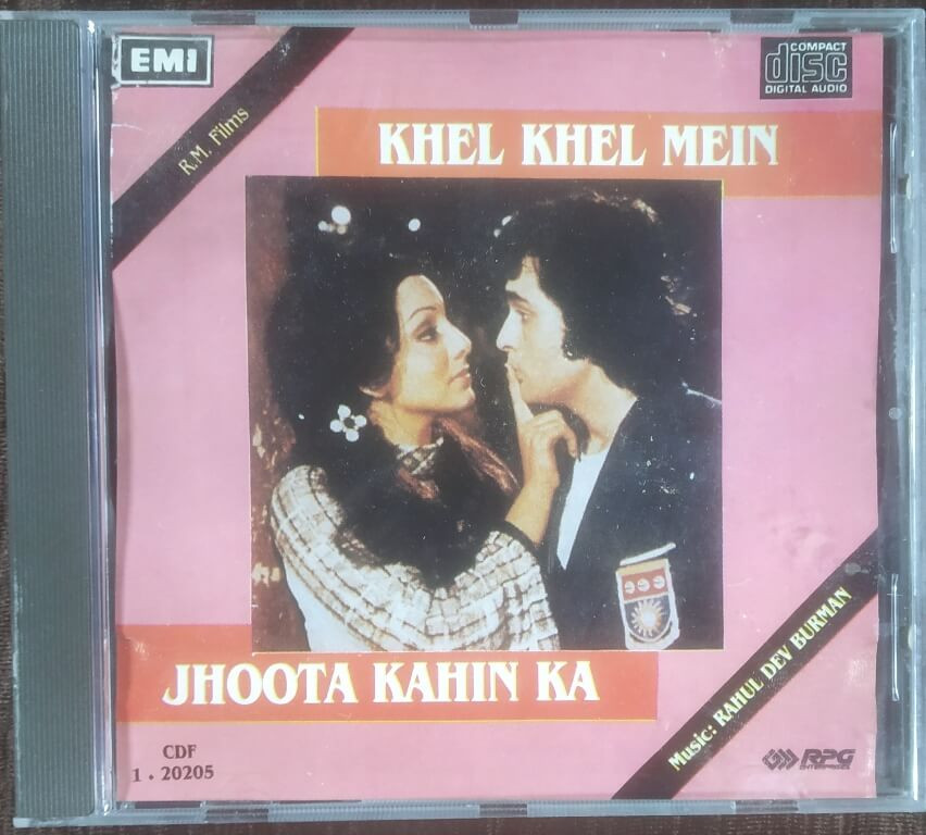 Khel Khel Mein (1975) Rahul Dev Burman / Jhoota Kahin Ka(1979) Rahul Dev Burman Pre-Owned EMI Imported Audio CD