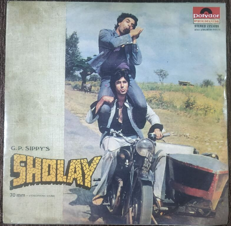 Sholay (1972) R.D. Burman Pre-Owned Polydor Vinyl, 7" 33 RPM Maxi Record