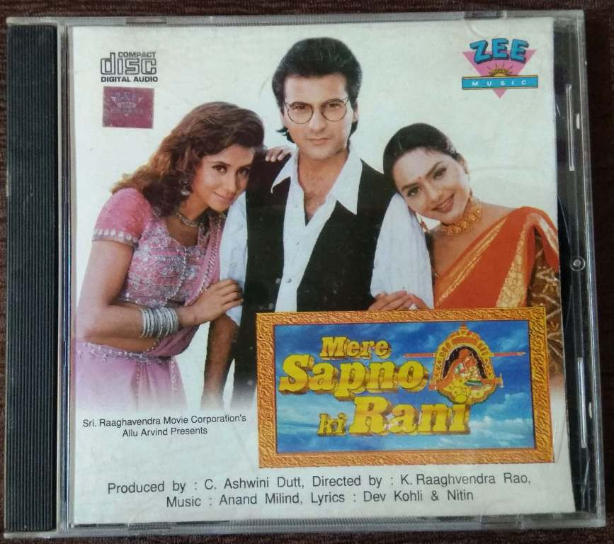 Mere Sapno Ki Rani (1997) Anand-Milind Pre-Owned Zee Music Audio CD