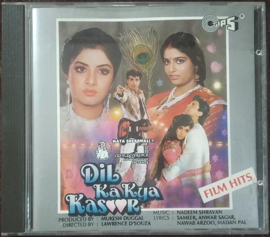 Dil Ka Kya Kasoor (1991) Nadeem-Shravan Pre-Owned Tips / Serengeti Sirocco Imported Audio CD