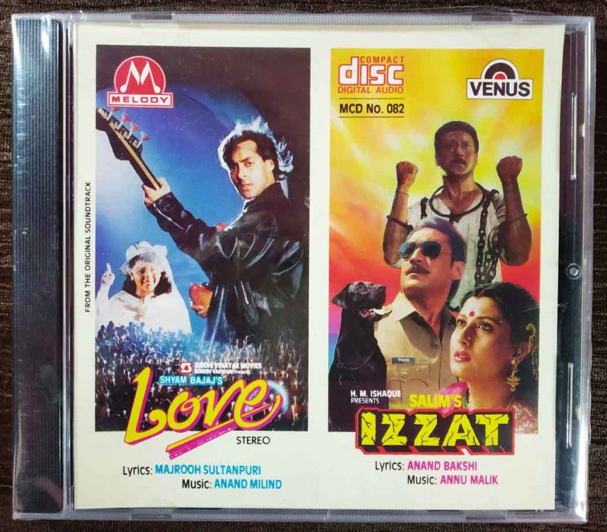 Love (1991) Anand-Milind / Izzat (1991) Annu Malik Pre-Owned Audio CD