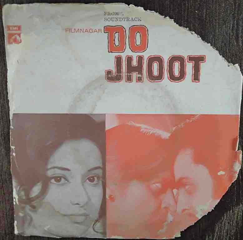 Do Jhoot (1975) Shankar-Jaikishan Pre-Owned Vinyl, 7" EP Record