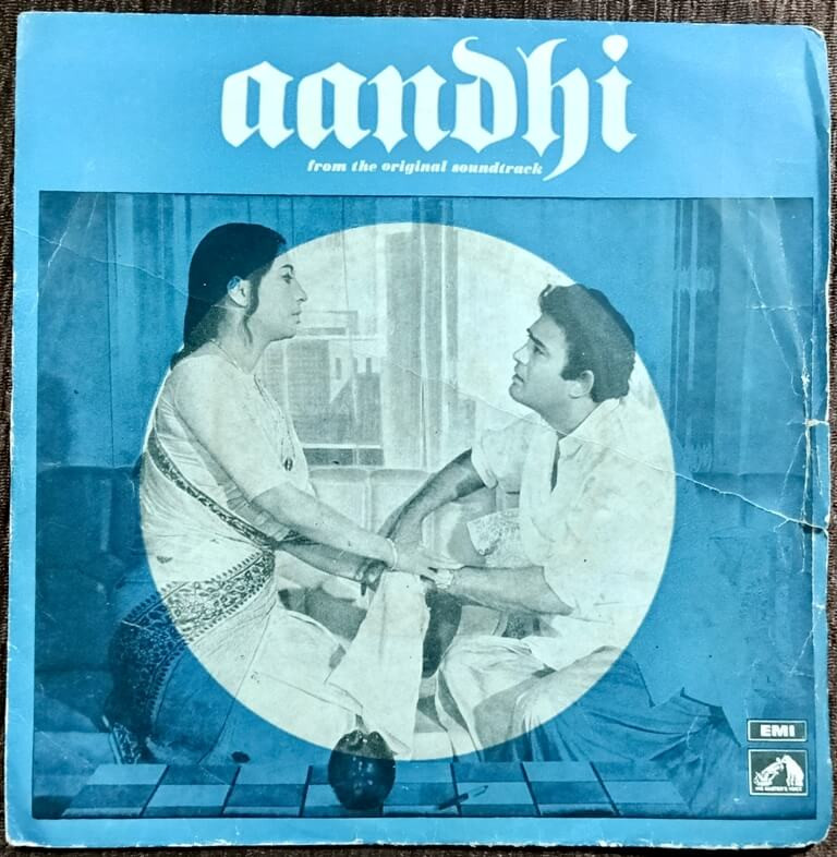 Aandhi (1974) Rahul Dev Burman Pre-Owned HMV Vinyl, 7" HMV Red Dog EP Record