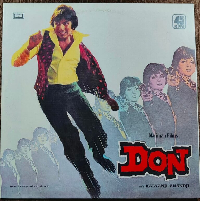 Don (1977) Kalyanji Anandji Pre-Owned Vinyl, 12" HMV LP Record
