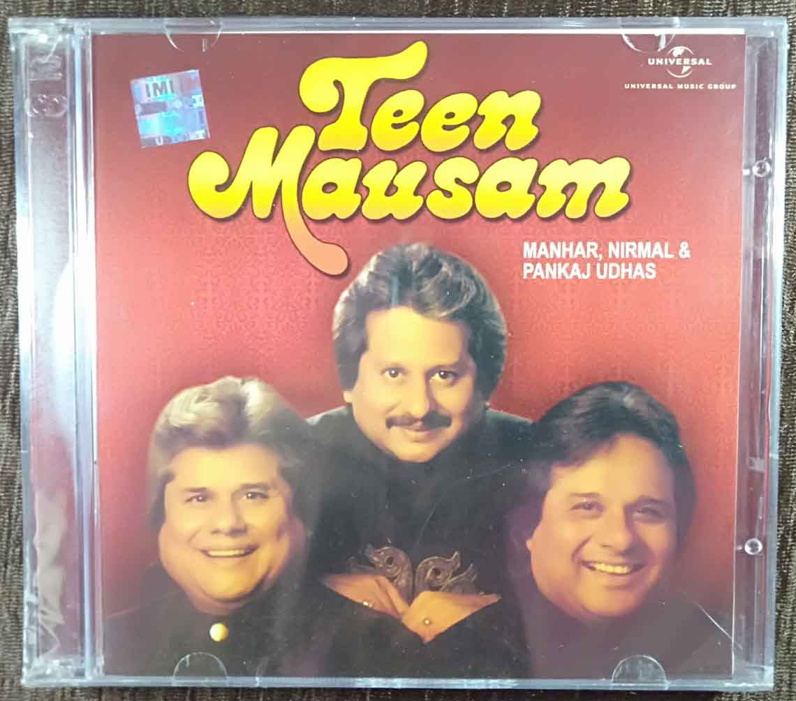 Manhar, Nirmal & Pankaj Udhas - Teen Mausam (2010) Manhar, Nirmal & Pankaj Udhas Pre-Owned Universal Double Audio CD