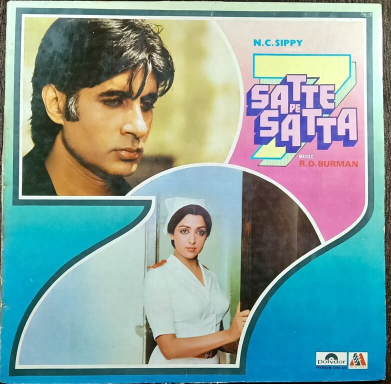 Satte Pe Satta (1981) R. D. Burman Pre-Owned Vinyl, 12" Polydor – Music India Gatefold LP Record