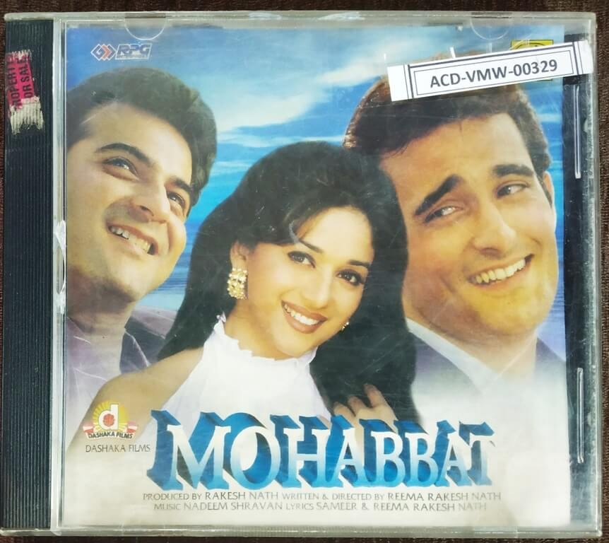 Mohabbat (1997) Nadeem-Sharvan Pre-Owned HMV, RPG Audio CD