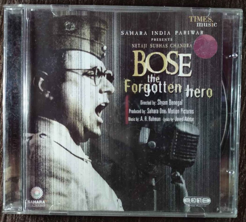 Netaji Subhas Chandra BOSE - The Forgotten Hero (2005) A. R. Rahman Pre-Owned Times Music Audio CD