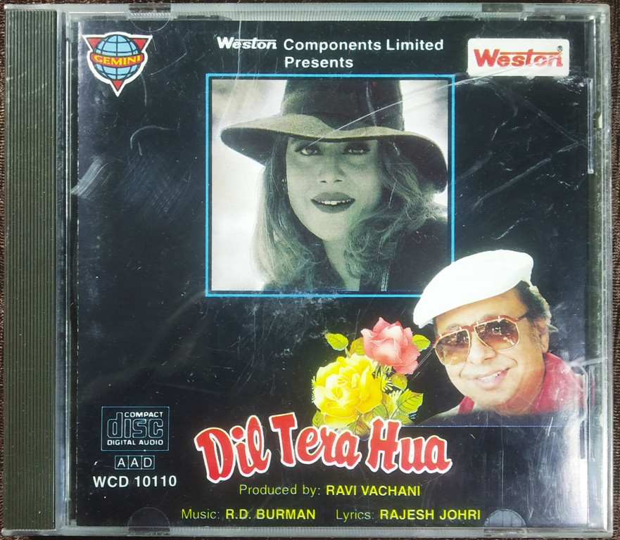 R. D. Burman & Sapna Mukherjee - Dil Tera Hua  / 3 songs from Parinda (1995) R. D. Burman Pre-Owned Imported Weston-Gemini Audio CD