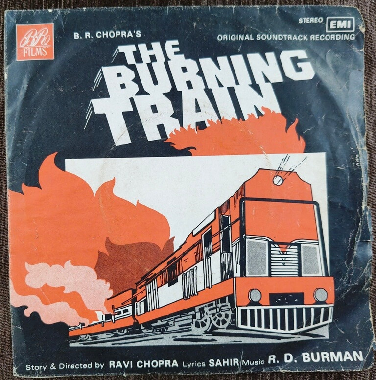The Burning Train (1979) R.D. Burman Pre-Owned Vinyl, 7" SP Record