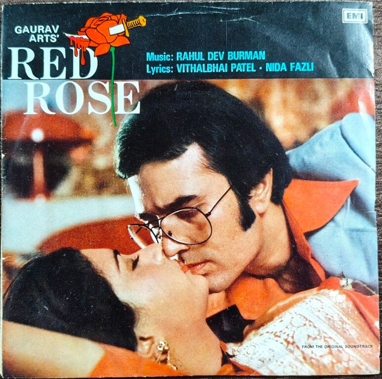Red Rose (1980) R. D. Burman Pre-Owned Vinyl, 7" HMV SP Record