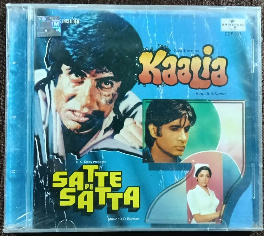 Kaalia (1981) R.D. Burman / Satte Pe Satta (1982) R.D. Burman Pre-Owned Audio CD