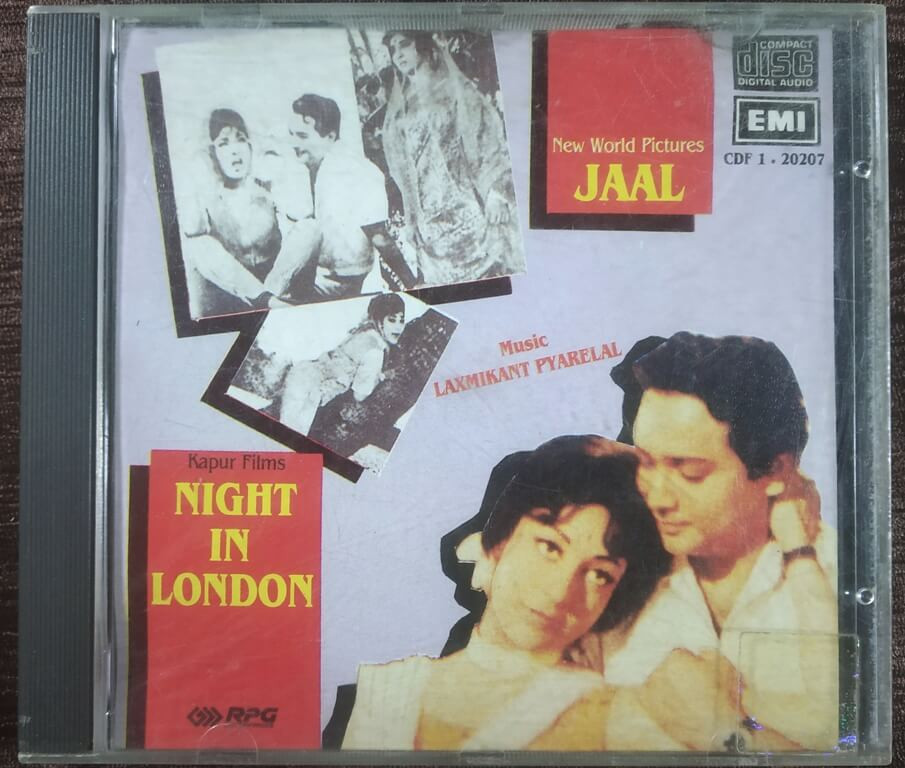Jaal (1967) Laxmikant-Pyarelal / Night In London (1968) Laxmikant-Pyarelal Pre-Owned  Imported EMI Audio CD