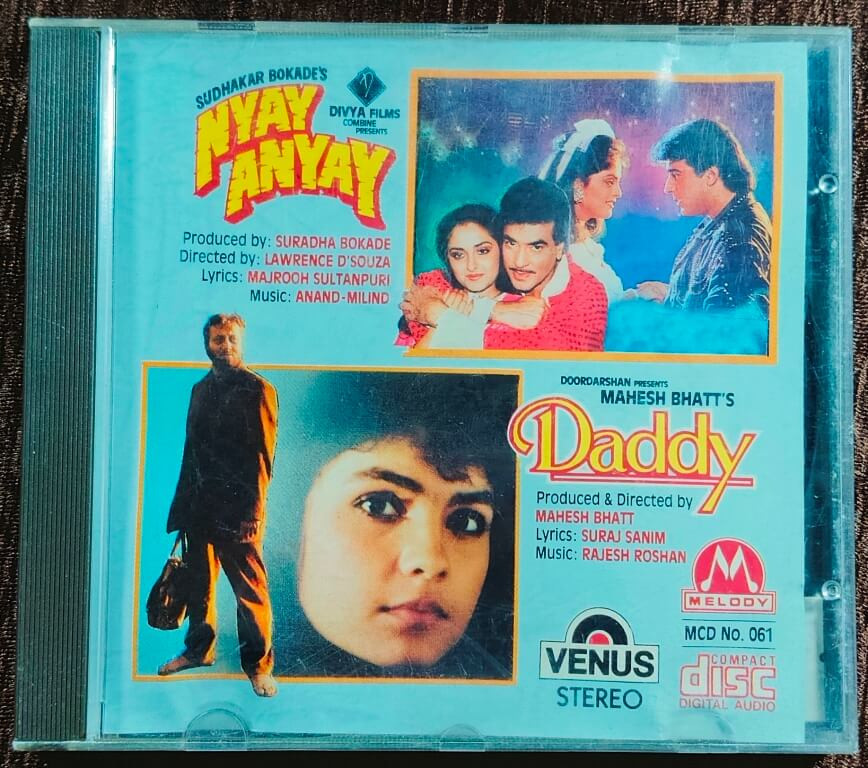 Nyay Anyay (1990) Anand-Milind / Daddy (1991) Rajesh Roshan Pre-Owned Melody Imported Audio CD