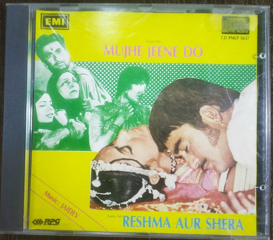 Mujhe Jeene Do (1963) Jaidev /  Reshma Aur Shera (1971) Jaidev Pre-Owned EMI, RPG Imported Audio CD