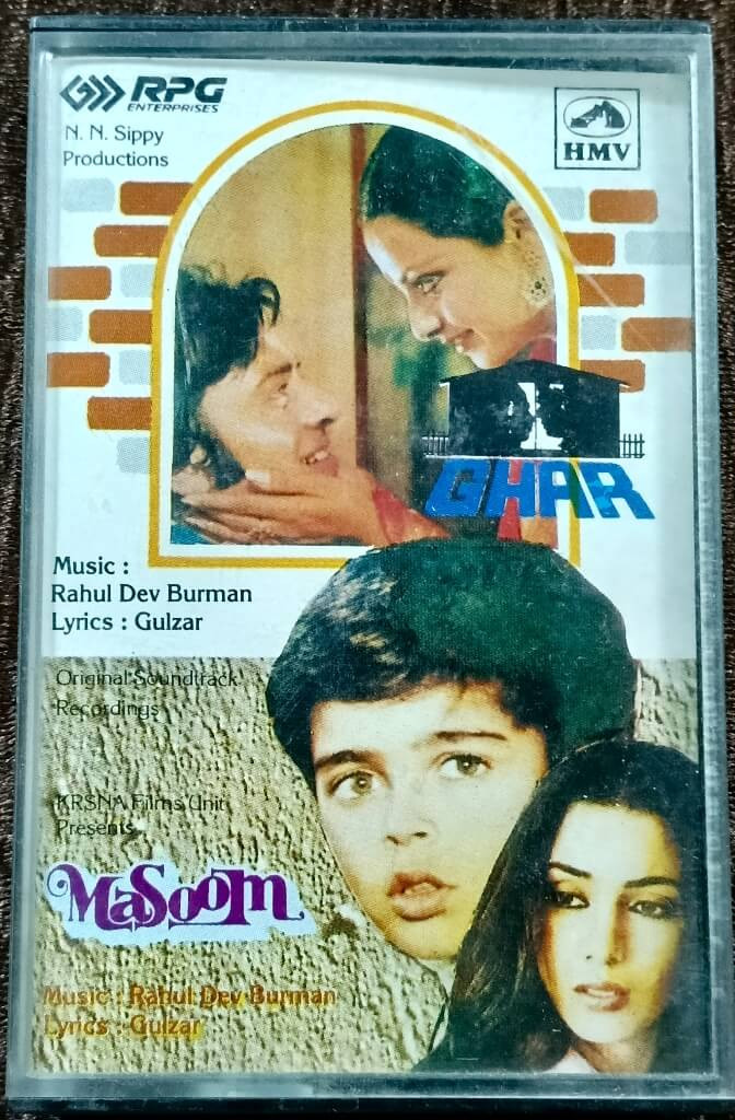 Ghar (1978) R. D. Burman / Masoom (1982) R. D. Burman Pre-Owned HMV, RPG Audio Cassette