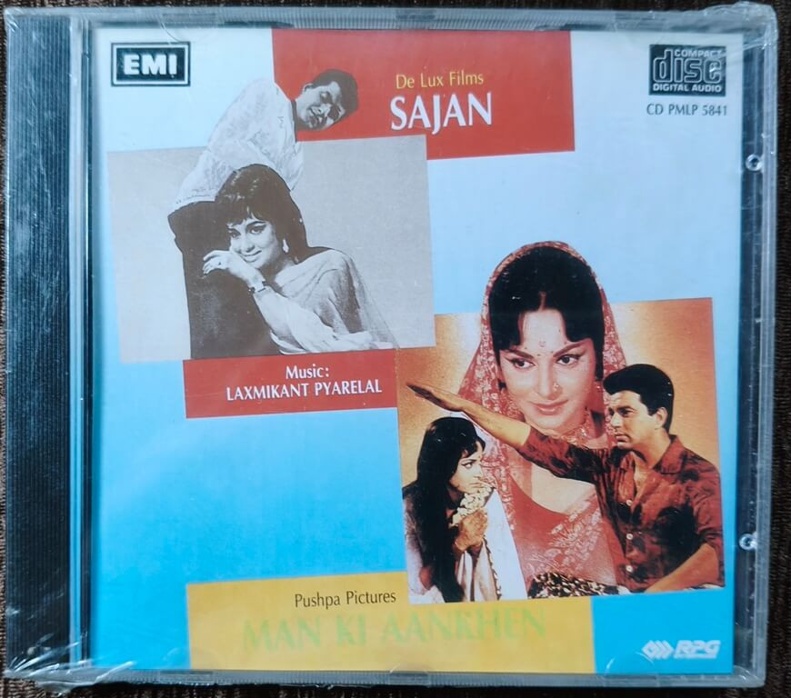 Sajan (1969) Laxmikant Pyarelal / Man Ki Aankhen (1970) Laxmikant Pyarelal Pre-Owned EMI Imported Audio CD