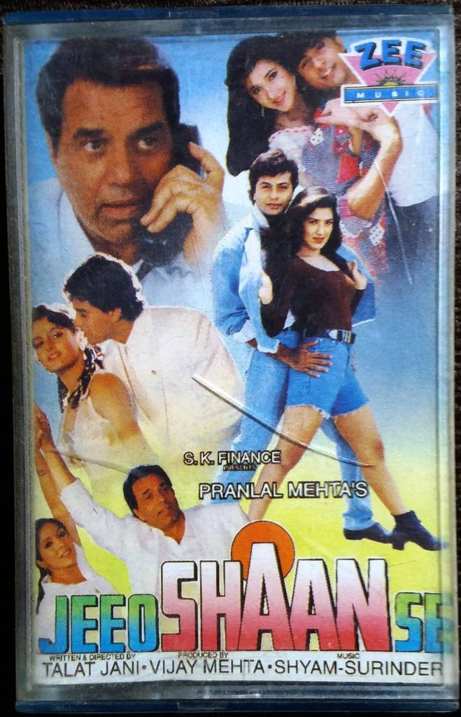 Jeeo Shaan Se (1995) Shyam-Surinder Pre-Owned Zee Music Audio Cassette