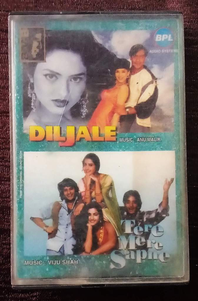Diljale (1996) Anu Malik / Tere Mere Sapne (1996) Viju Shah Pre-Owned Big B Audio Cassette