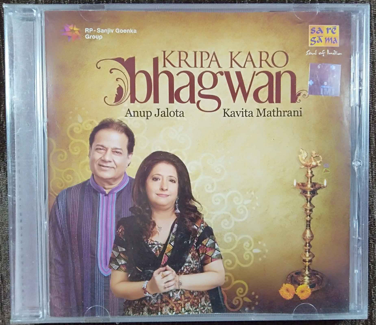 Anup Jalota & Kavita Mathrani - Kripa Karo Bhagwan (2012) Anup Jalota Pre-Owned SA RE GA MA, Rp-Sanjiv Goenka Group Audio CD