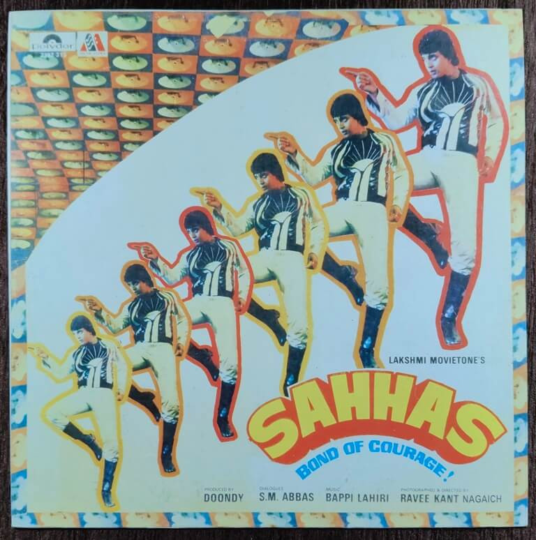 Sahhas (Bond Of Courage!) (1981) Bappi Lahiri Pre-Owned Polydor Vinyl, 12" LP Record Remade Jacket